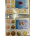 WORLD EURO SPECIMEN ALBUM . 21 COIN SETS . VERY RARE 